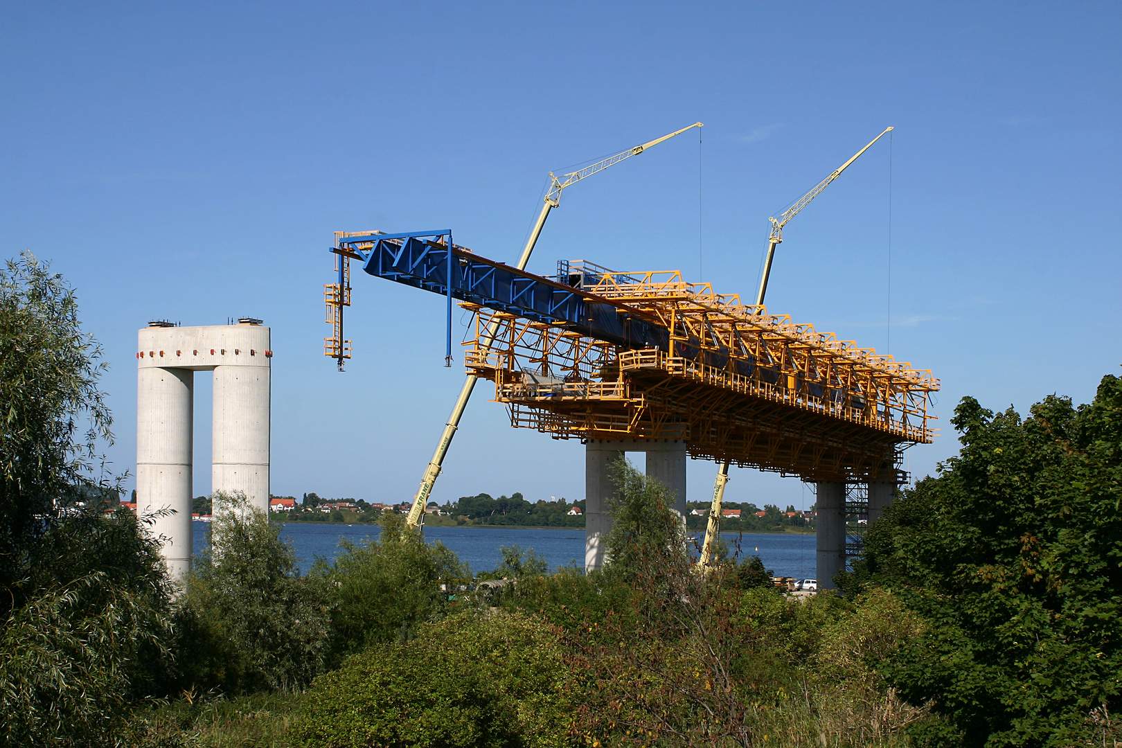 Rügenbrücke am 31.08.2005