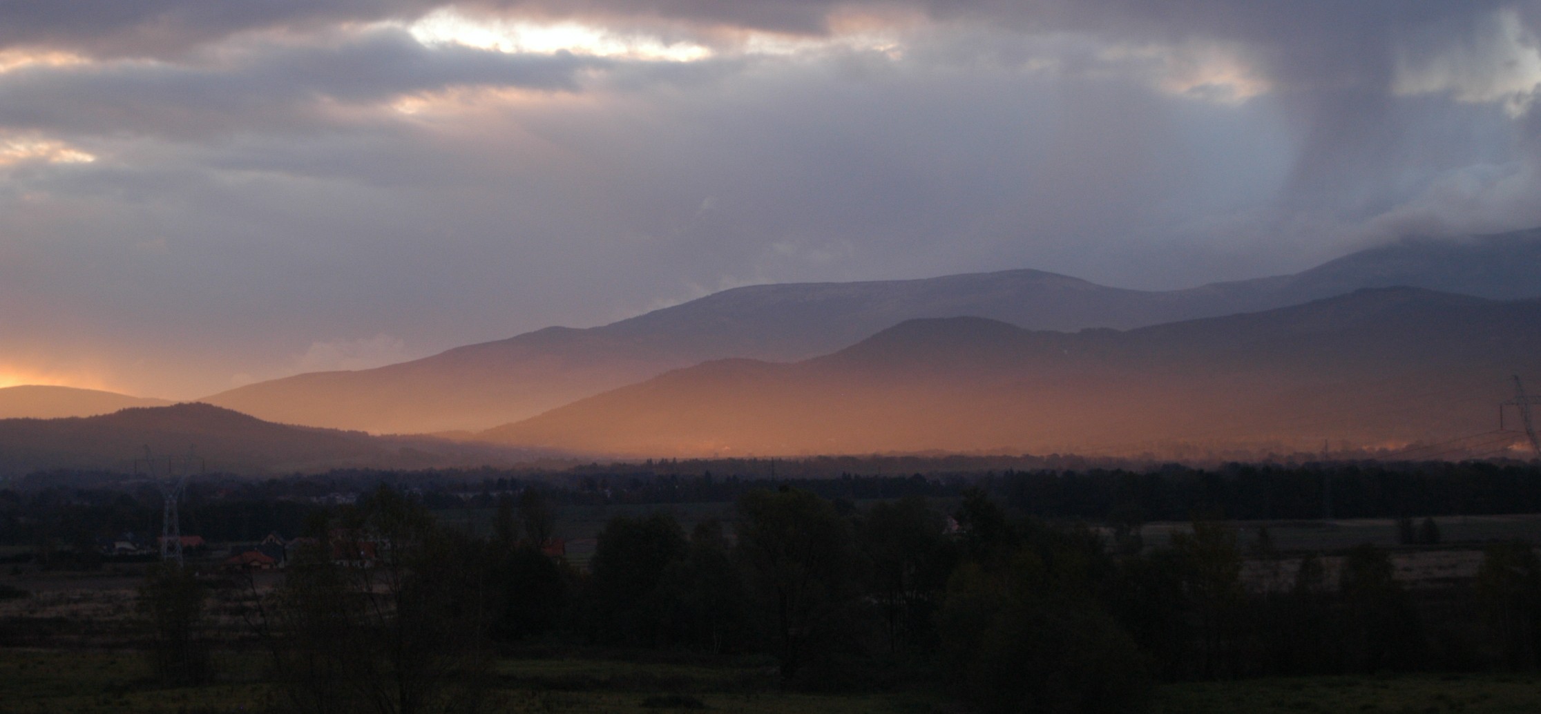 Rühbezahls Heimat im Morgenlicht