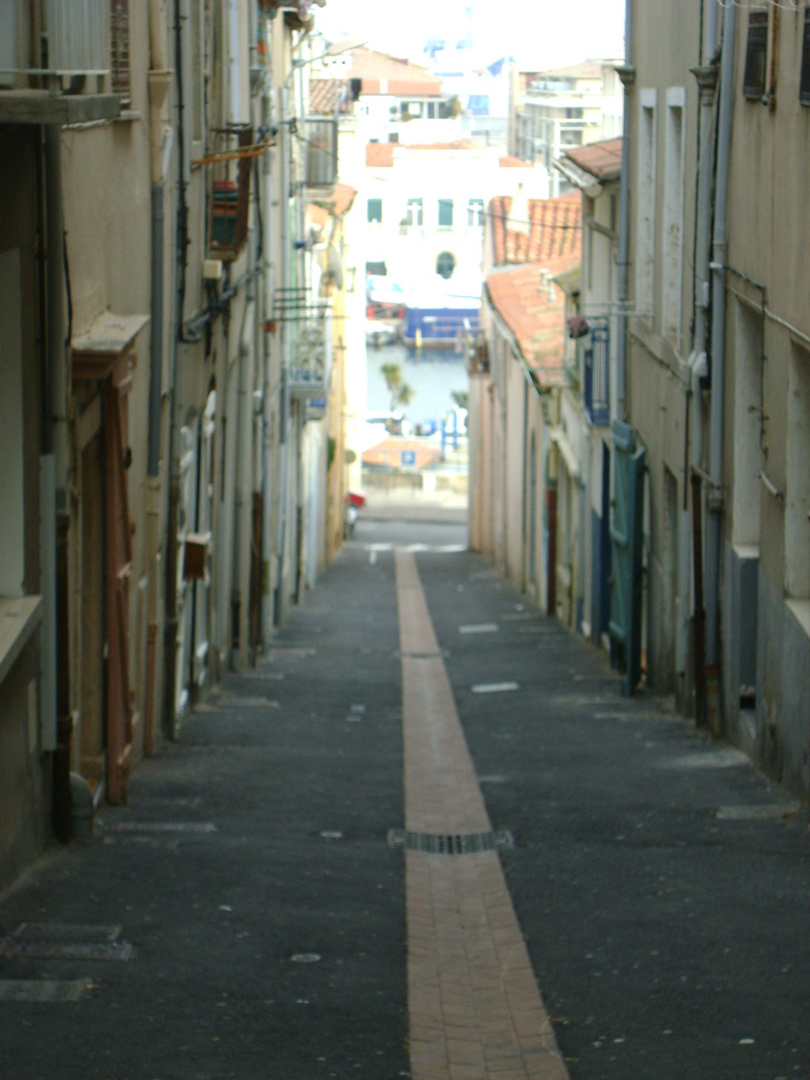 Ruelle à Sète