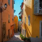 Ruelle colorée de Villefranche sur mer