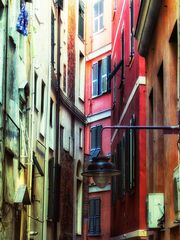 Rues étroites à Gênes
