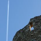 Rüsselsheim, Burg, im Vorbeiflug