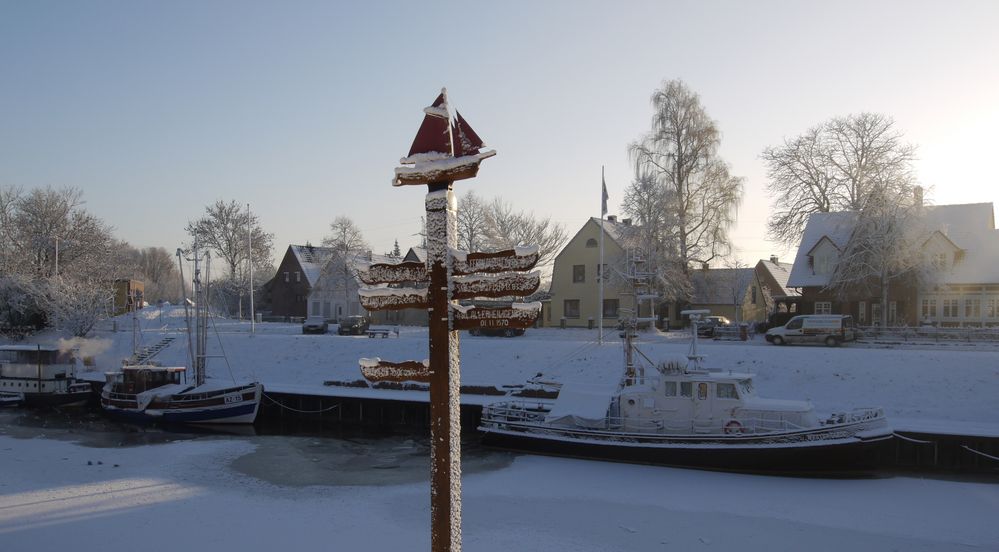 Rüstersiel im Winter 2010