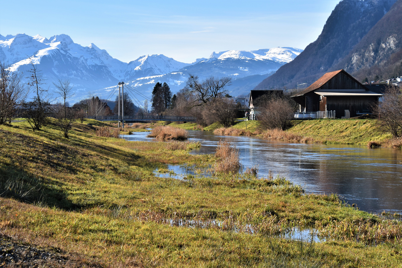 Rüthi SG - Blick Graubünden