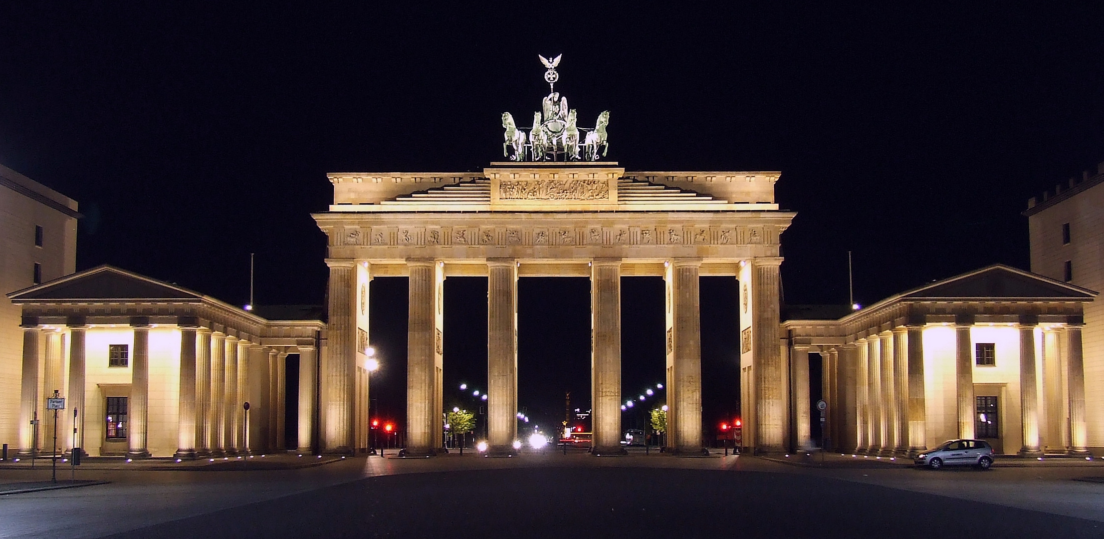 Ruhe am Brandenburger Tor