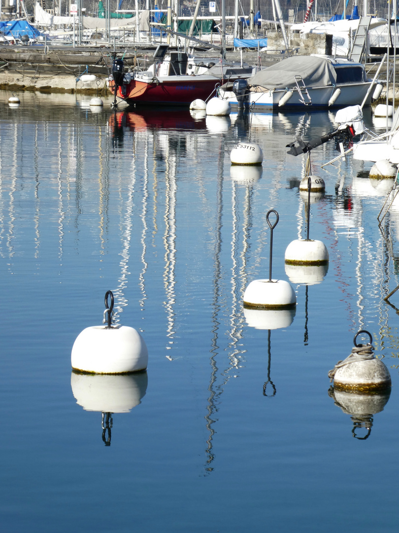 Ruhe am Genfer Hafen