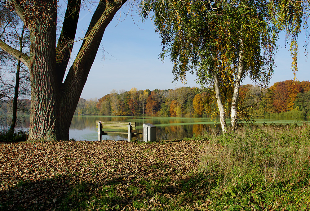 Ruhe am Hullerner Stausee.