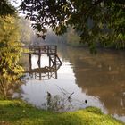 Ruhe am Rama Negra Fluß im argentinischen Delta