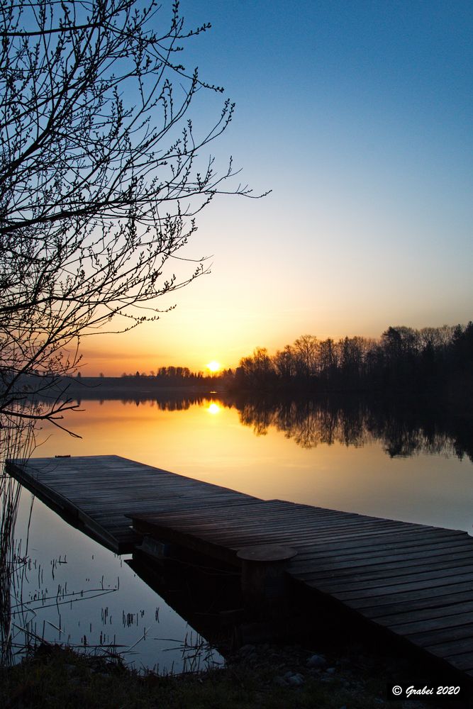 Ruhe, am Waginger See