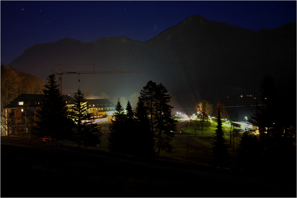 Ruhe auf der Baustelle