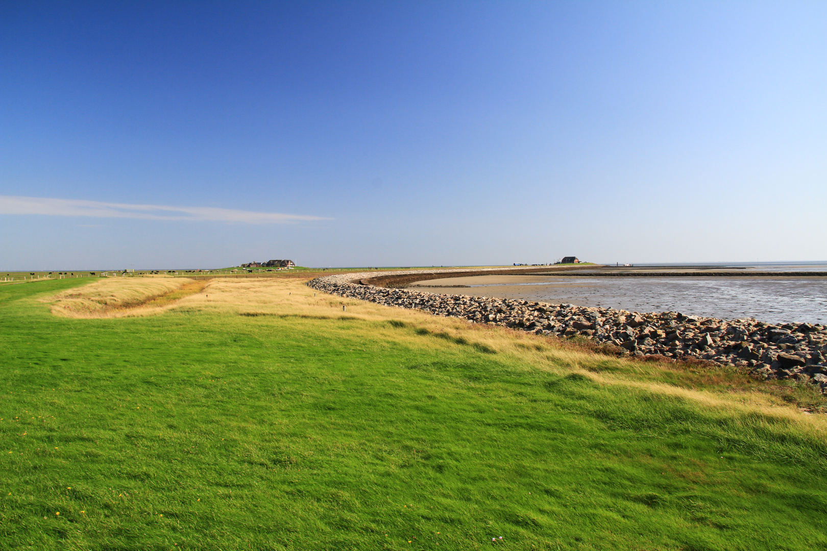 Ruhe auf der Hallig Langeneß