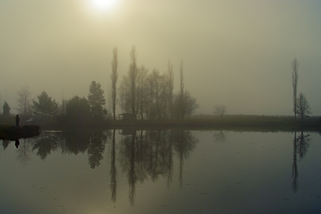 Ruhe bei Teich