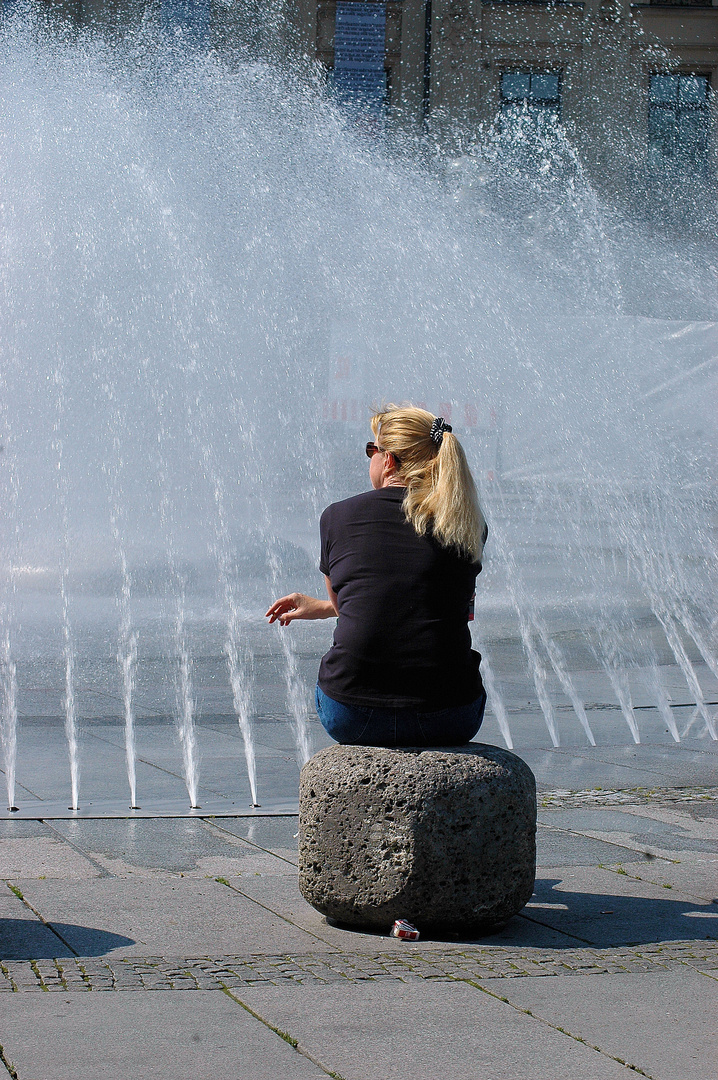 RUHE genießen ... am Stachus in München