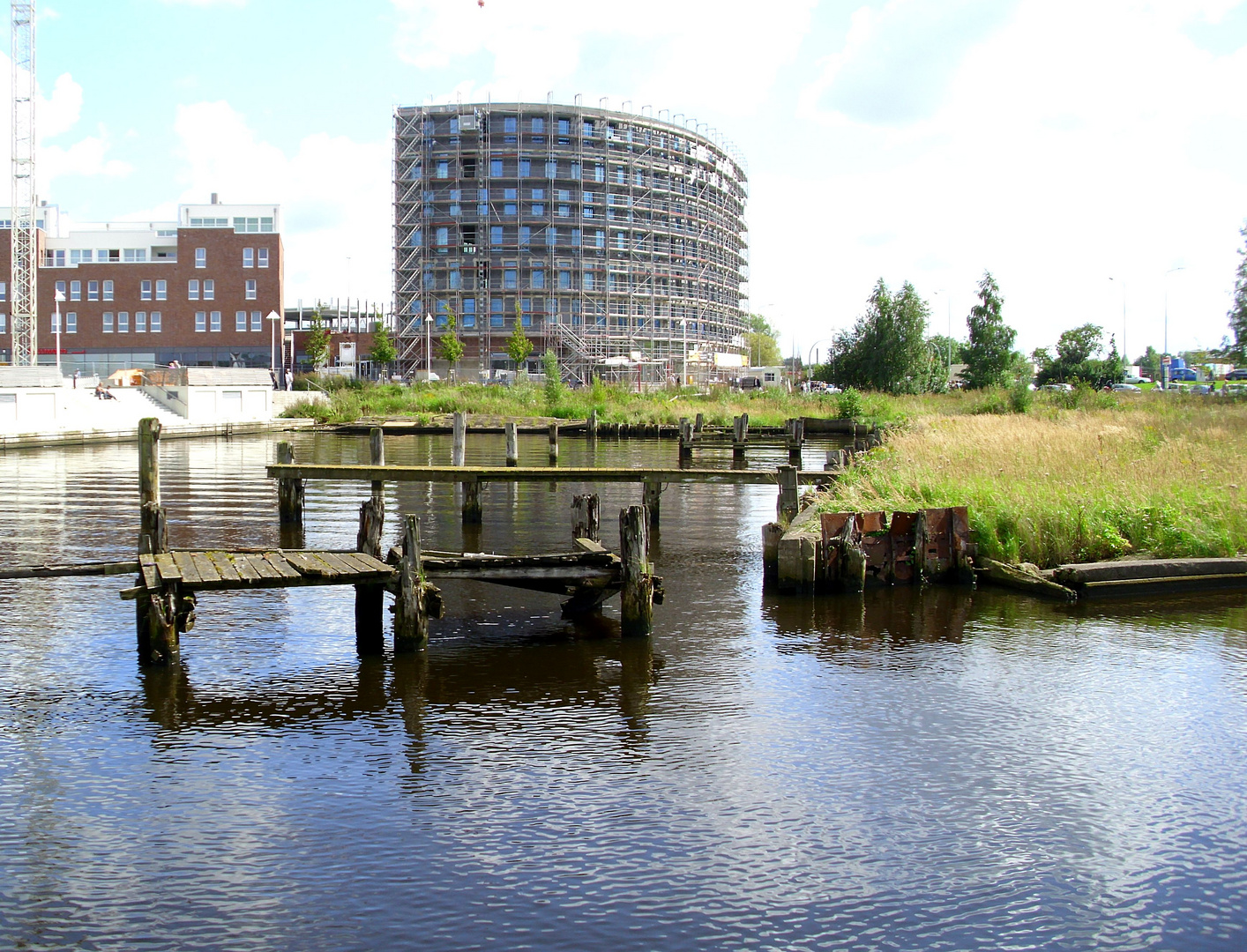 Ruhe im Alten Holzhafen (18/18HANSE-SAIL-Rostock-2011)