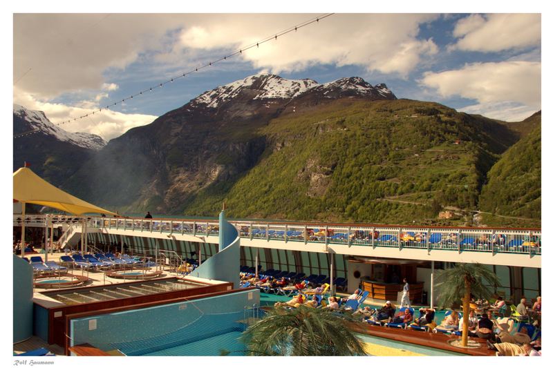 Ruhe im Geiranger Fjord