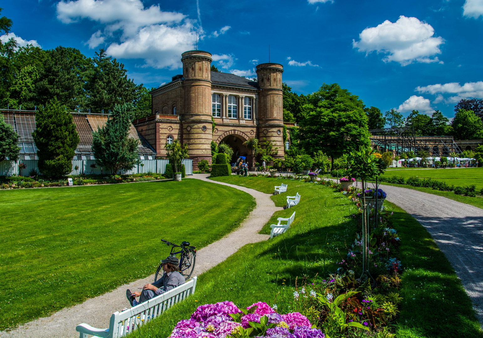 Ruhe im Schlossgarten Karlsruhe Foto & Bild architektur