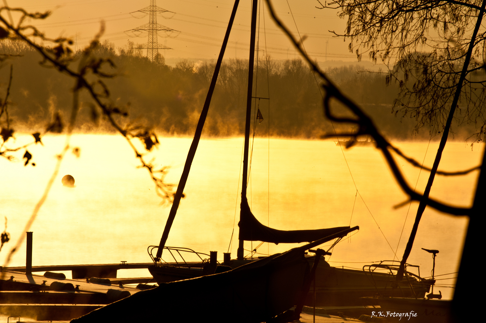 Ruhe im Sonnenaufgang