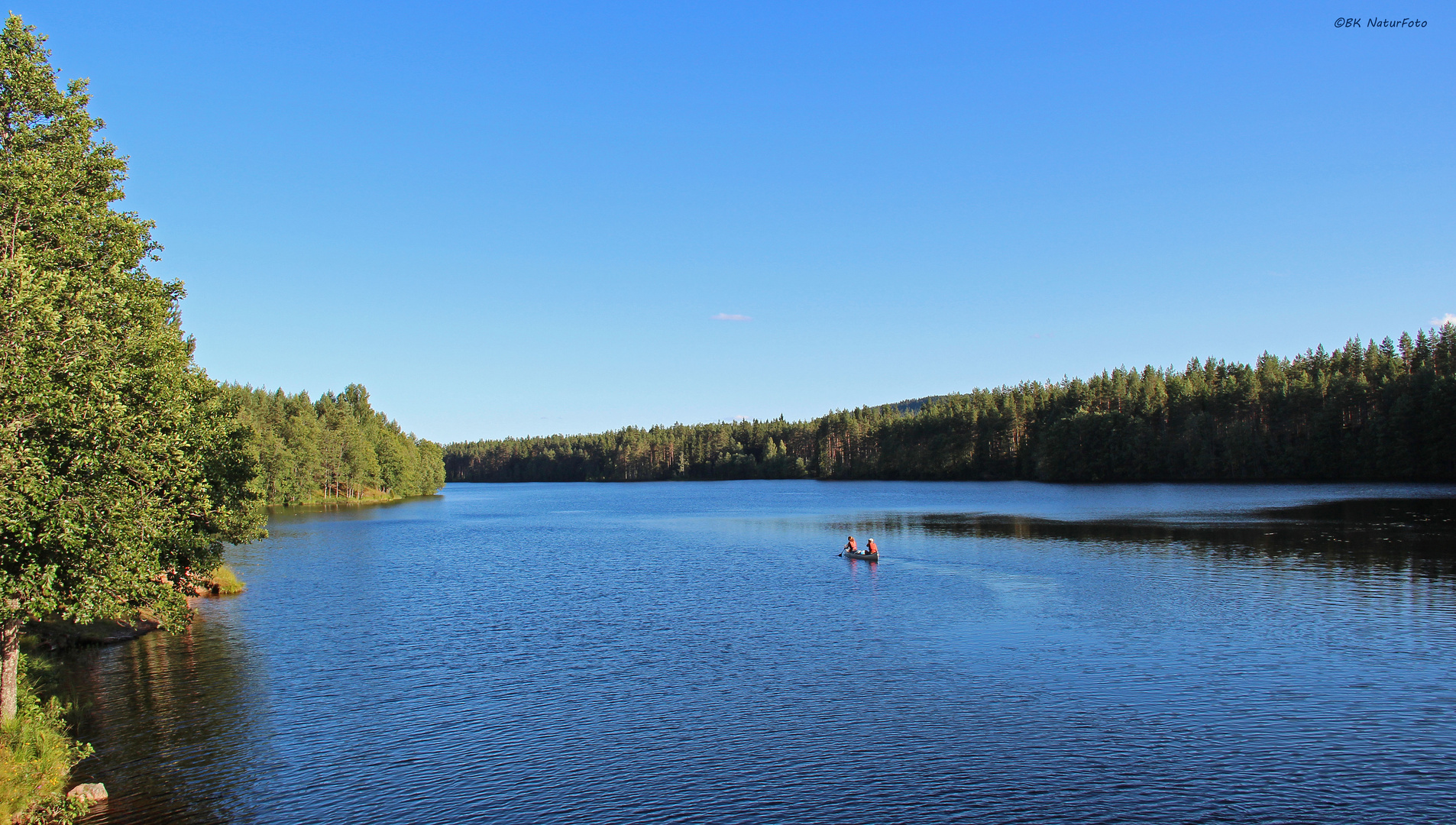 Ruhe in blau-grün