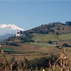 Ruhe in Frieden unter der Kirche unter dem Vulkan - Pico de Orizaba, Veracruz