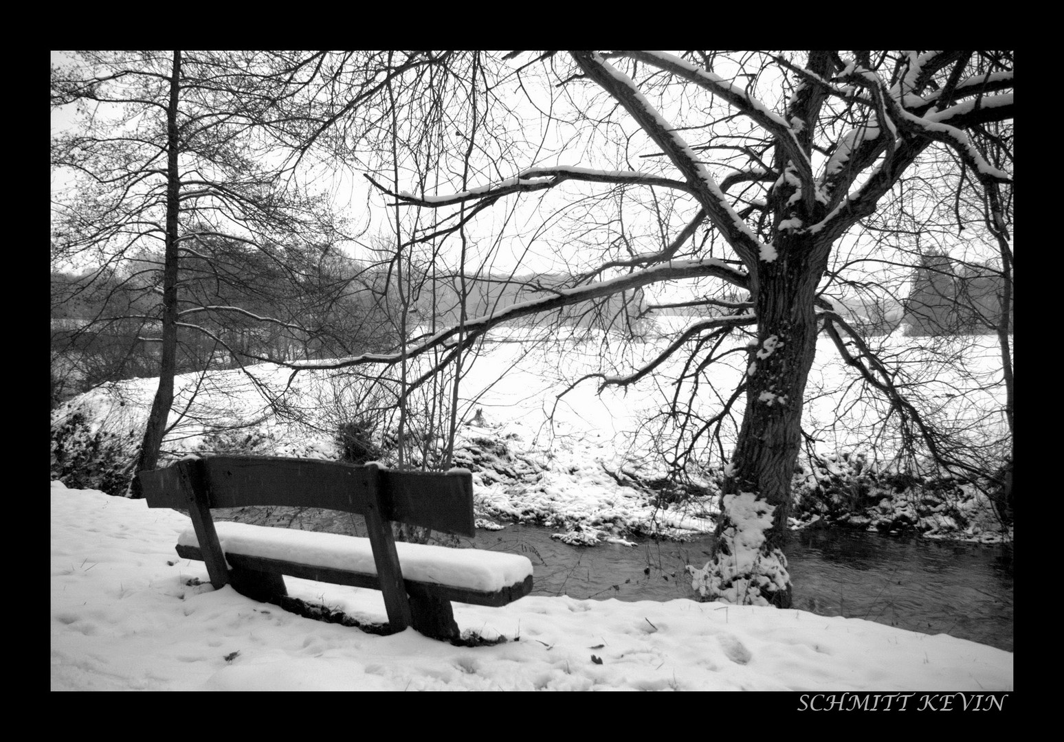 Ruhe platz im Winter