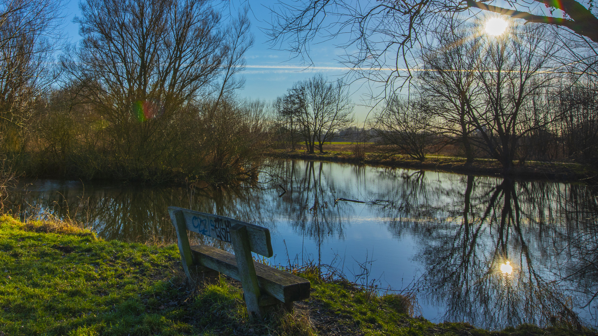 Ruhe, Sonne, Bank und Oker