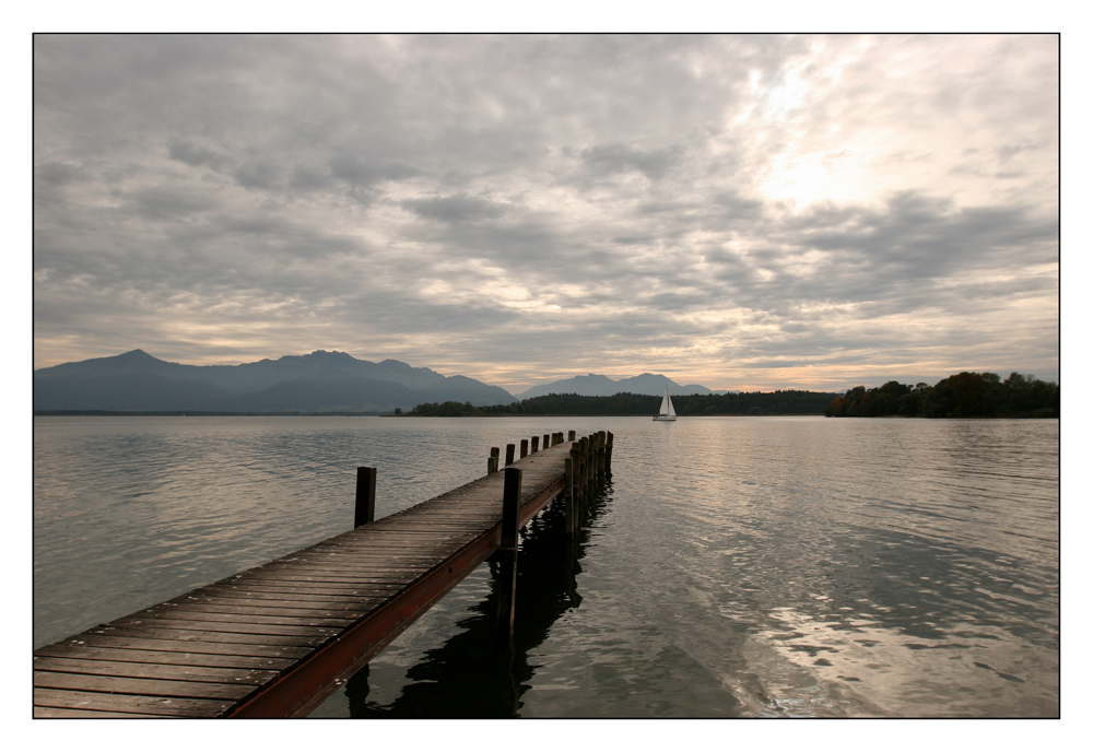 Ruhe über dem Chiemsee