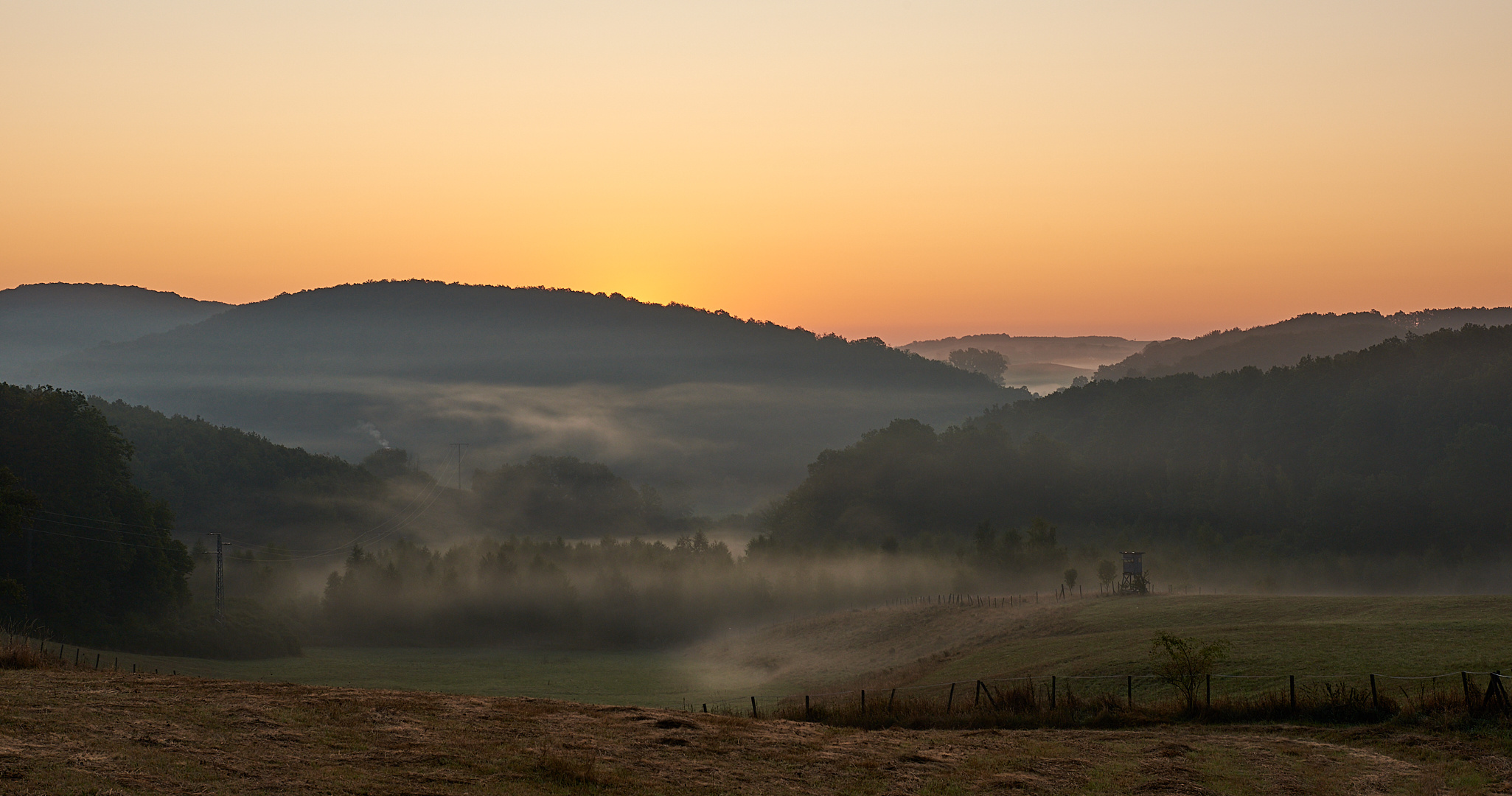 Ruhe und Stille, schöner kann der Tag nicht beginnen, auf dem Weg nach Eulenbis...