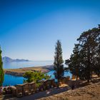 Ruhe vor dem Sturm der Touristen Akropolis Lindos