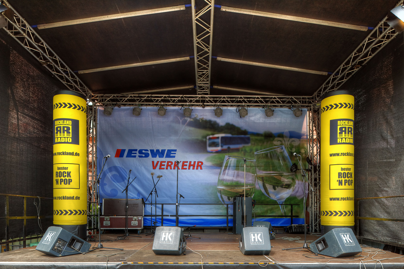 Ruhe vor dem Sturm, Weinfest 2017 Wiesbaden