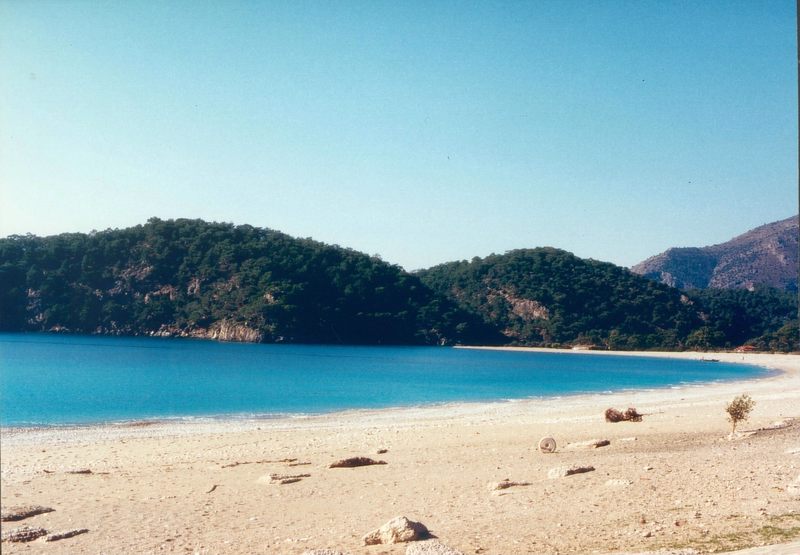 Ruhe vor dem Touristensturm bei ÖLÜDENIZ.....