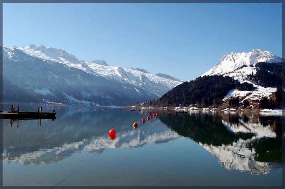 Ruhe vor der Fischereröffnung am Wäggitaler See