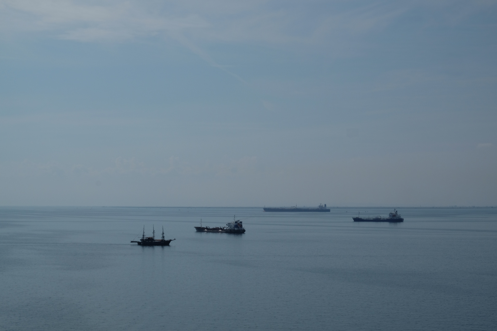 Ruhende Schiffe vor Saloniki