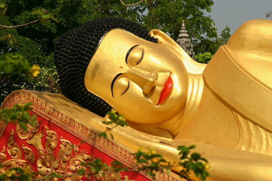 Ruhender Buddha