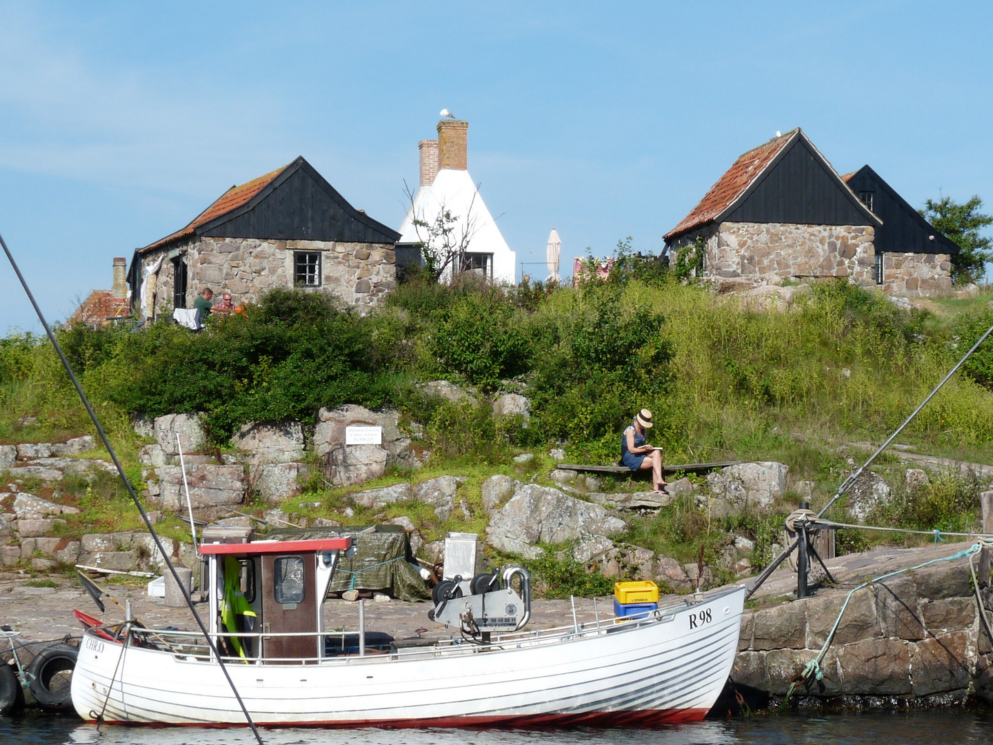 Ruhephase am frühen Morgen vor dem ersten Touristenboot