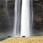 Ruheplatz am Seljalandsfoss