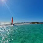 Ruheplatz auf einer Sandbank im Glénan - Archipel