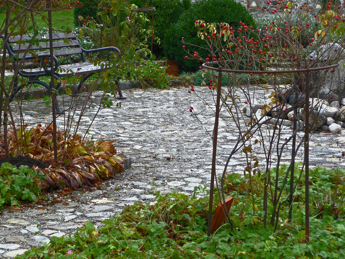 Ruheplatz im Kräutergarten