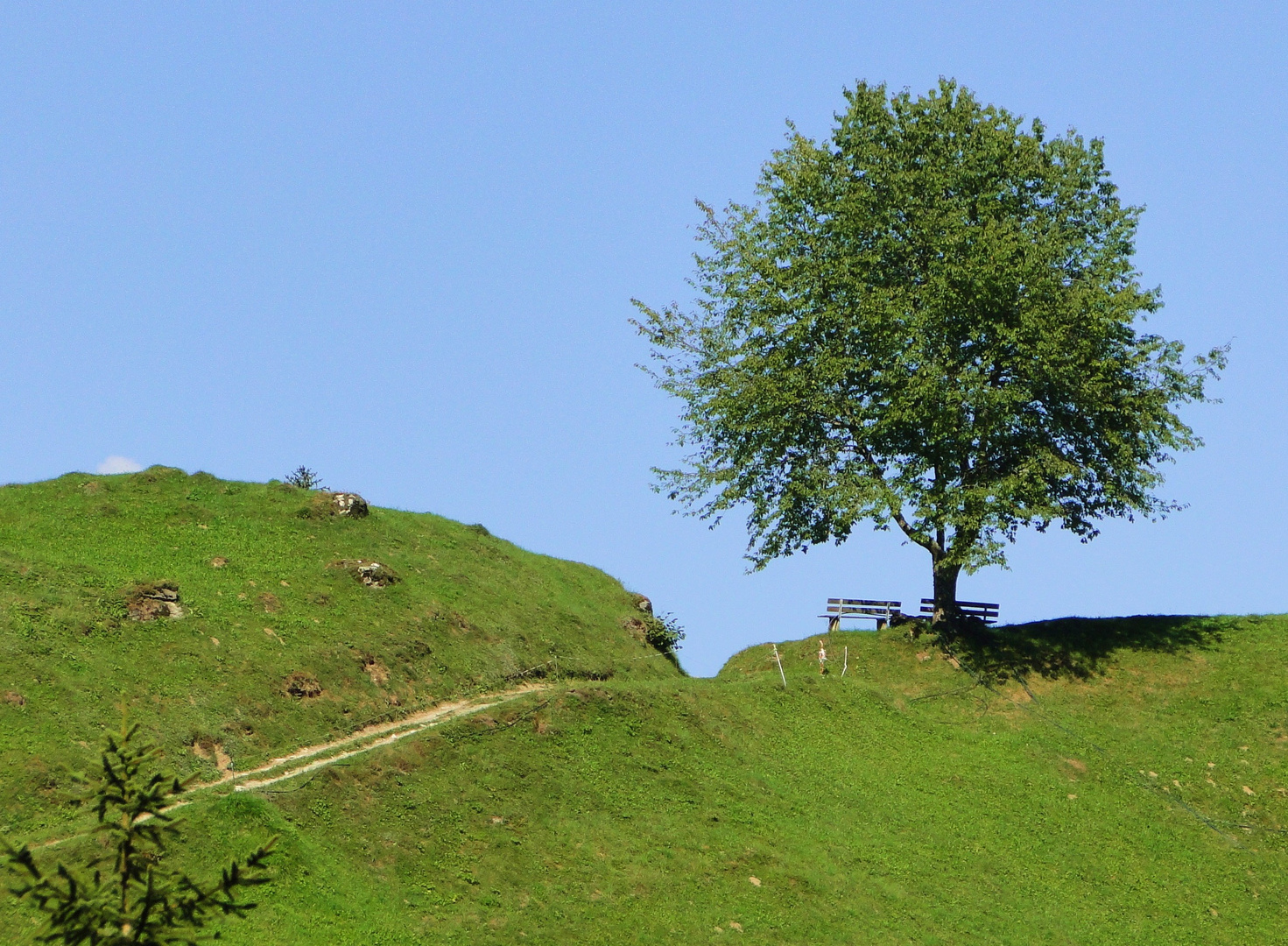 Ruheplatz über dem Zillertal