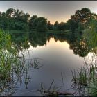 Ruhige Abendstimmung an den Bürgerteichen von Bischofswerda