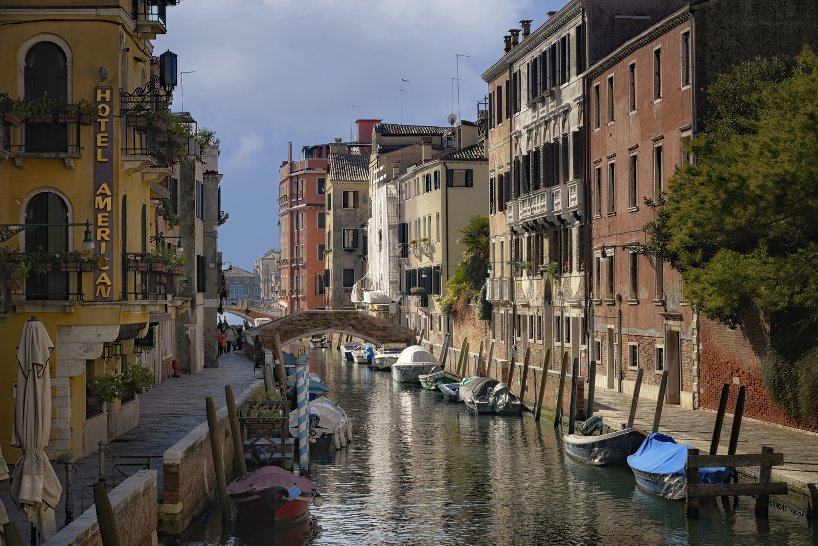 Ruhige Kanäle in Venedig