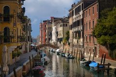Ruhige Kanäle in Venedig