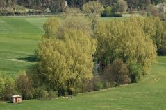 ruhige (liebliche?) Flußlandschaft am Rand von Nürnberg/Fürth