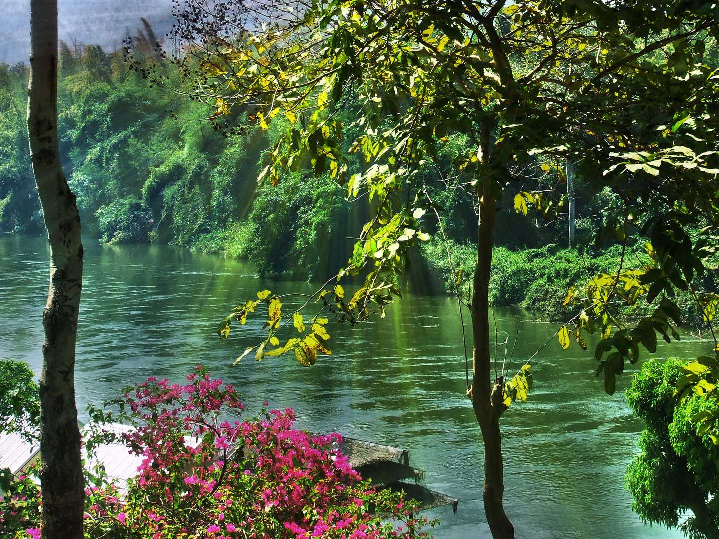 Ruhige Minute am River Kwai Noi