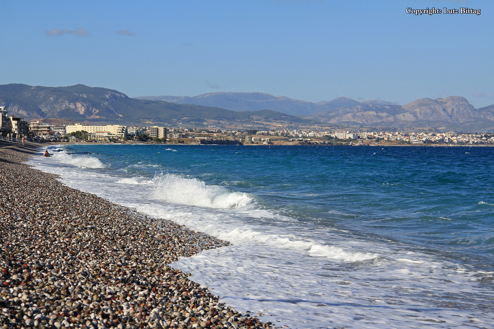 Ruhige See in Loutraki