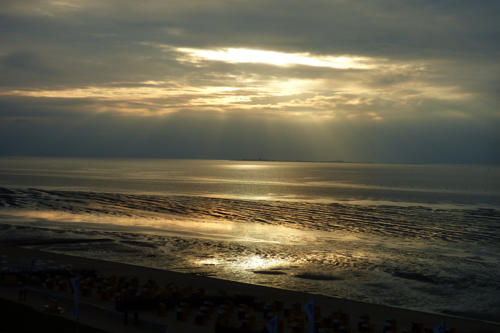 Ruhige Stimmung im Wattenmeer vor Cuxhaven