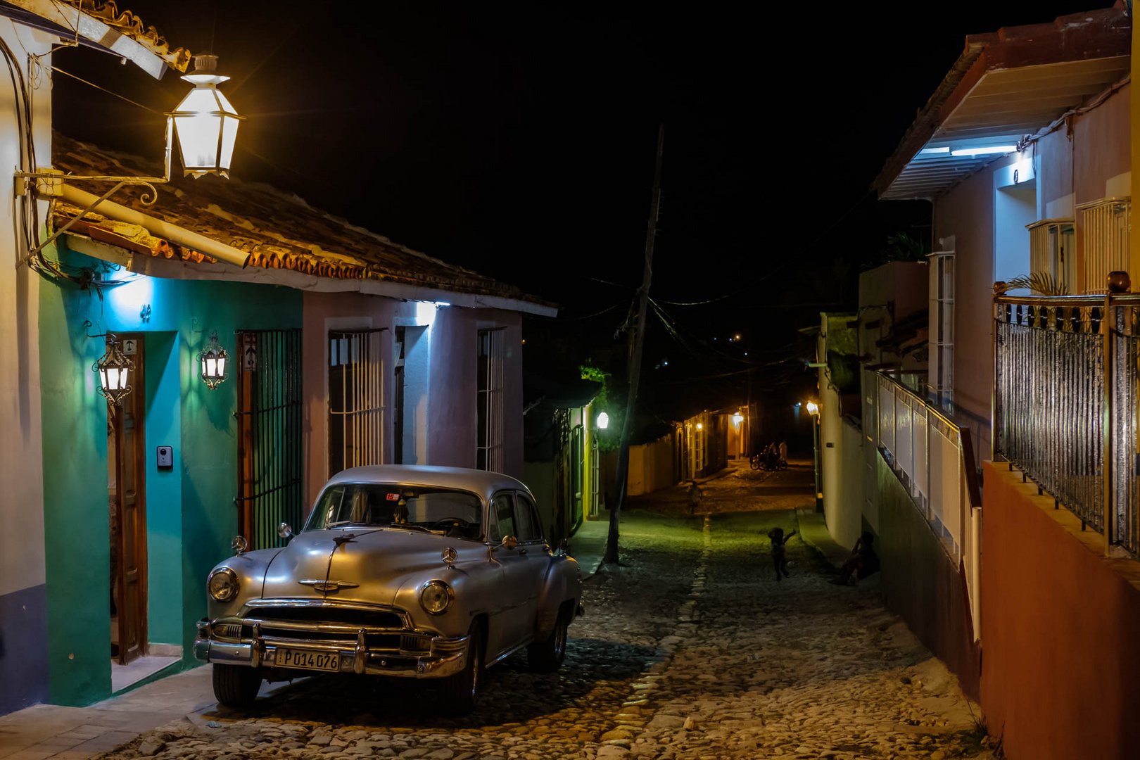 Ruhige Straße in Trinidad (Kuba) / Quiet street in Trinidad (Cuba)