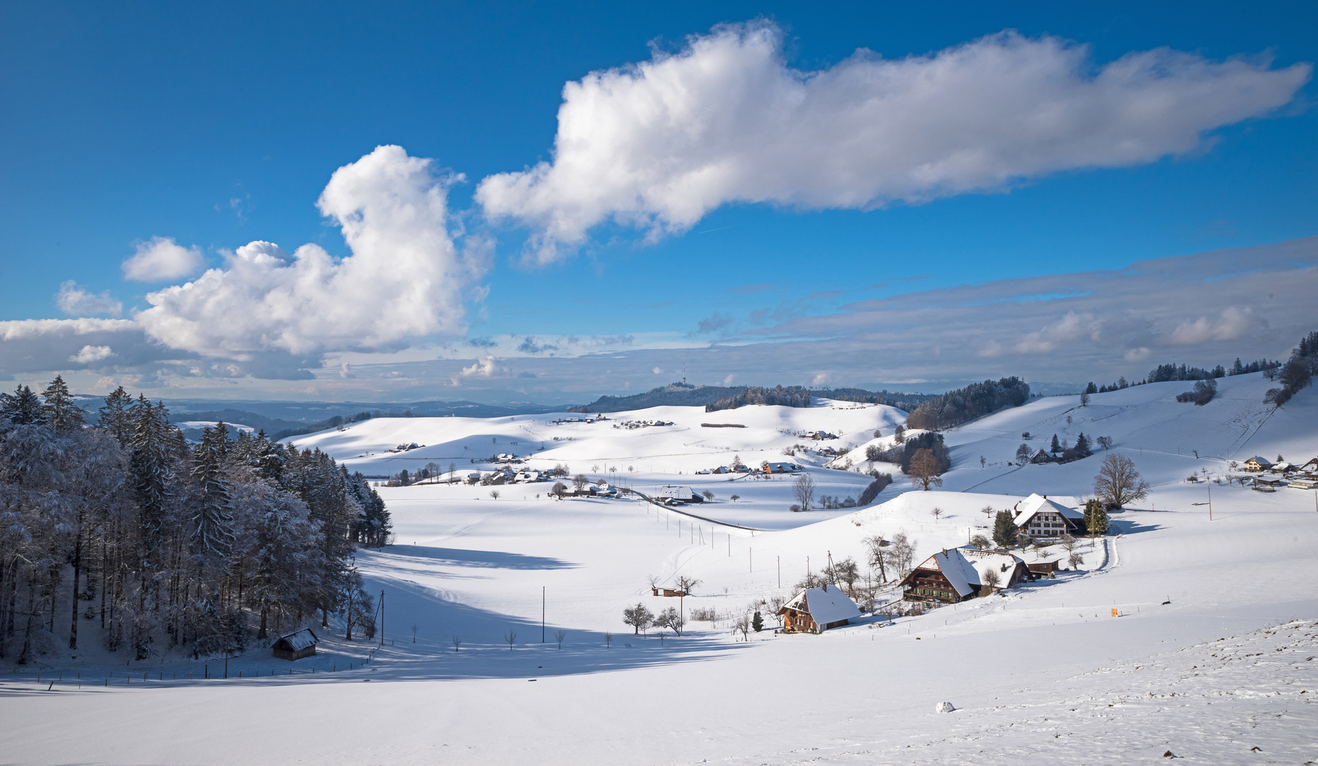 Ruhige Winterlandschaft