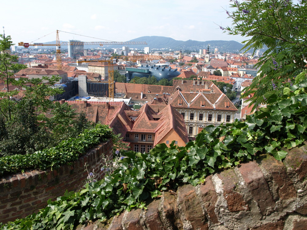 ruhiger ausblick auf eine "schnelle" stadt