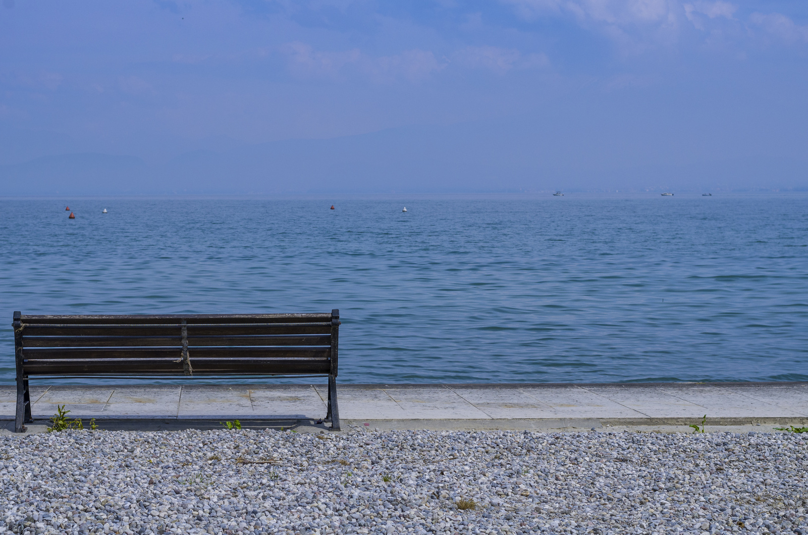 Ruhiger Platz am Gardasee