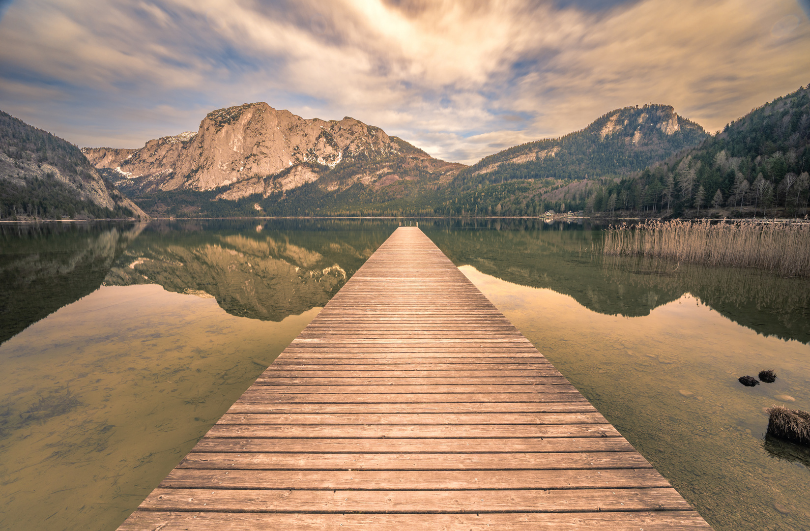 Ruhiger Tag in Altaussee